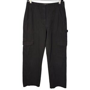 WHITE FOX Women's Utility Cargo Pants, Washed Black, Size Small